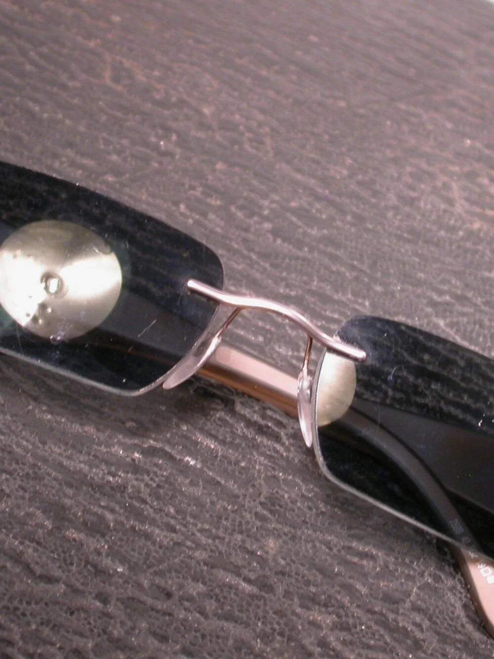 Silhouette Titan Frameless Gold Clear Light Weight Eyeglasses Made in Austria
